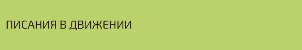ПИСАНИЯ В ДВИЖЕНИИ
